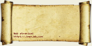 Isidora Jaćimović vizit kartica